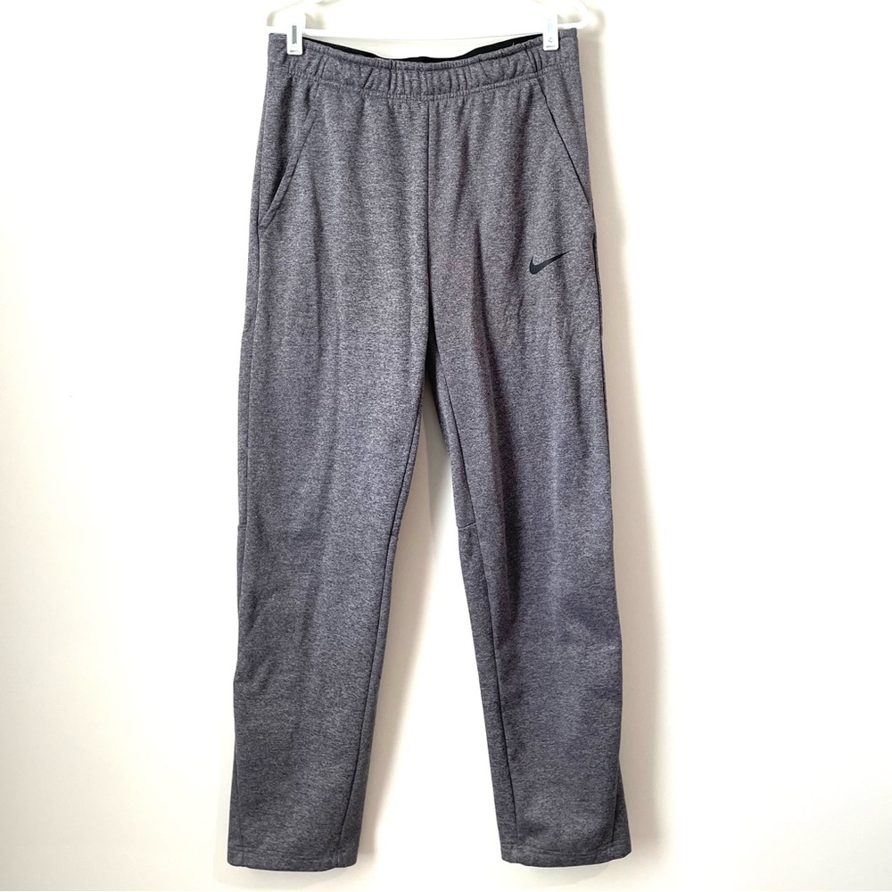 Nike Dri-Fit Standard Fit Athletic Training Pants Men’s Size Small Gray Black